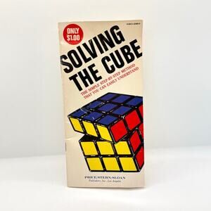 VTG Solving the Cube Rubik’s Guide 1982 Price‎ Stern Sloan Puzzle Book C. Ostrop